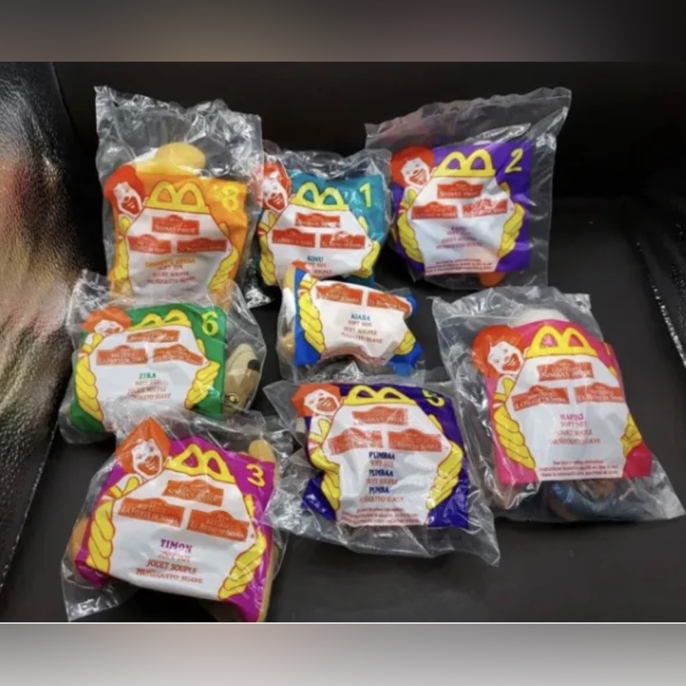 1998 McDonald’s Lion King II Simba’s Pride Happy Meal Complete Set/8 Sealed